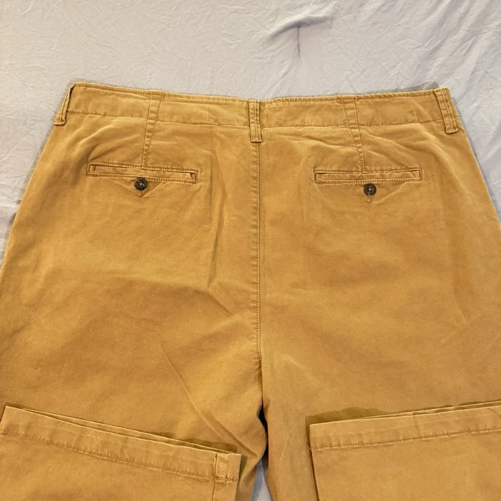 Aeropostale Pants Mens 38x32‎ Tan Relaxed Fit Flat Front Chino Normcore Stretch